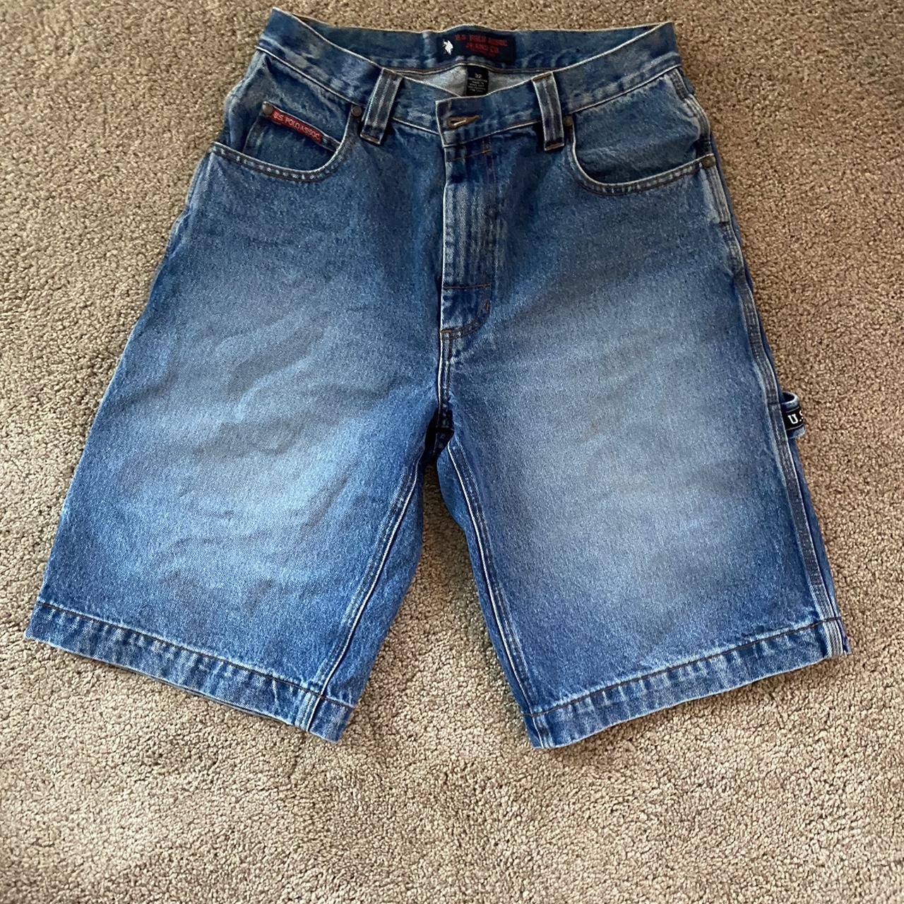 vintage U.S Polo Jorts Size: 32 waist price:... - Depop