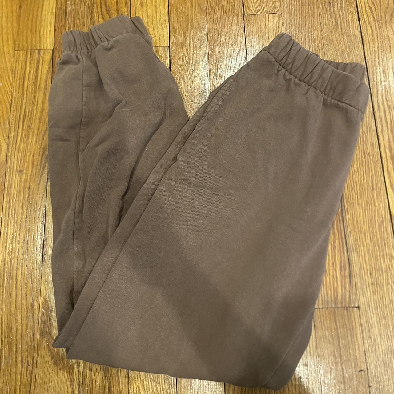 Brandy Melville sweat pants ( small hole near knee)... Depop