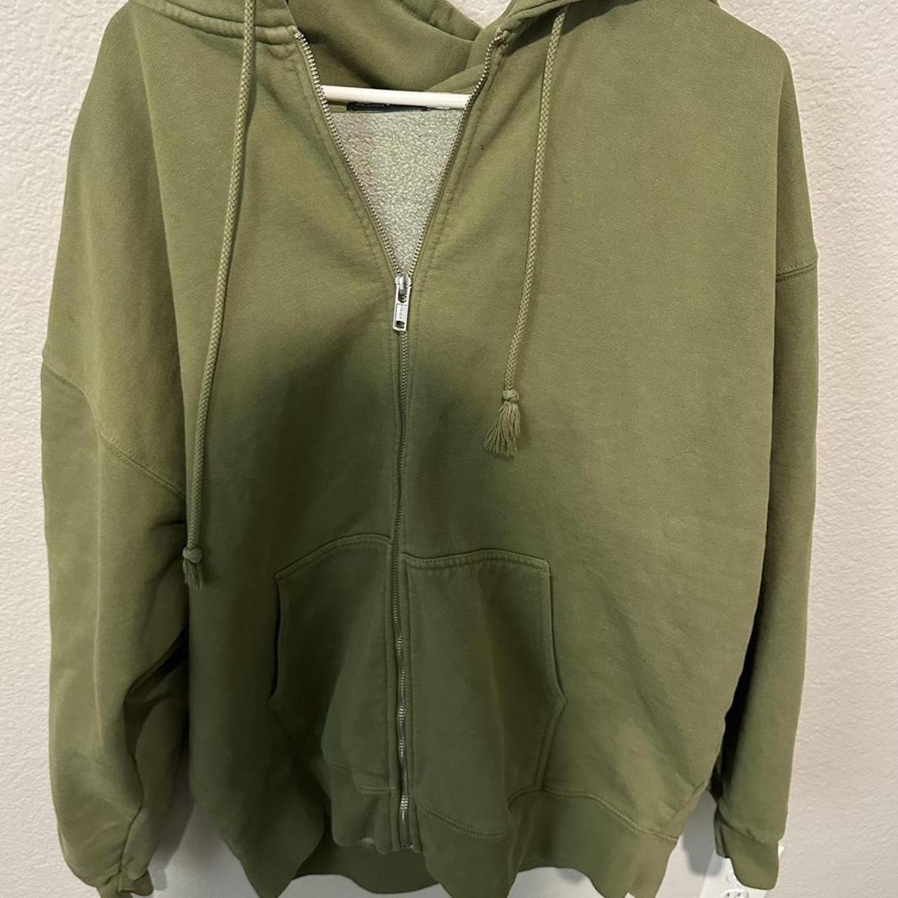 brandy melville christy hoodie matcha green great... Depop