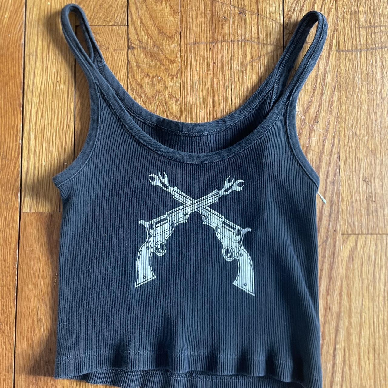 Brandy Melville top (the label wore off) 🎧🖤 Message... Depop