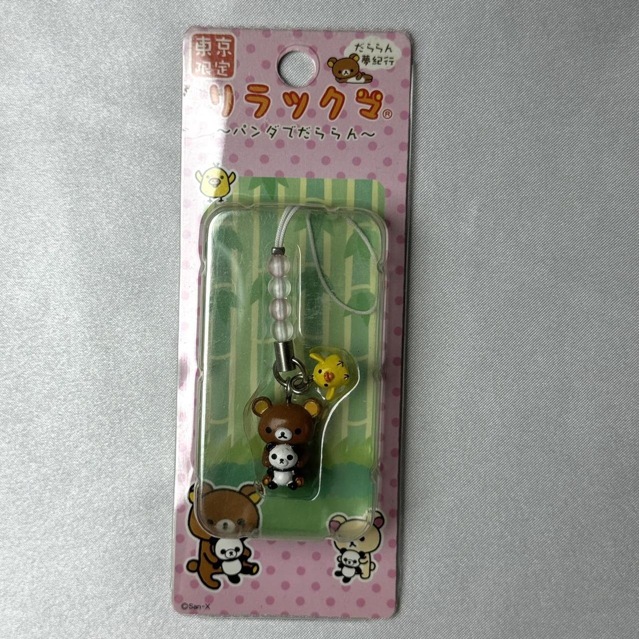 RILAKKUMA + KIIROITORI HOLDING PANDA BEADED GOTOCHI... - Depop