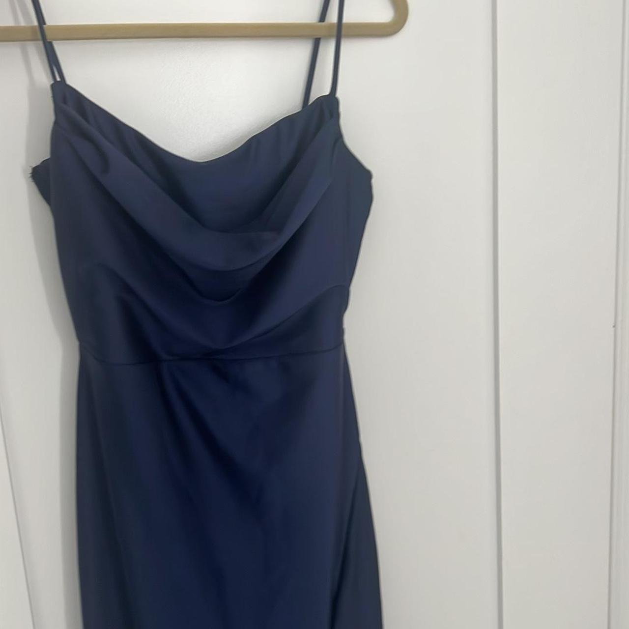 Windsor Women's Navy Dress | Depop