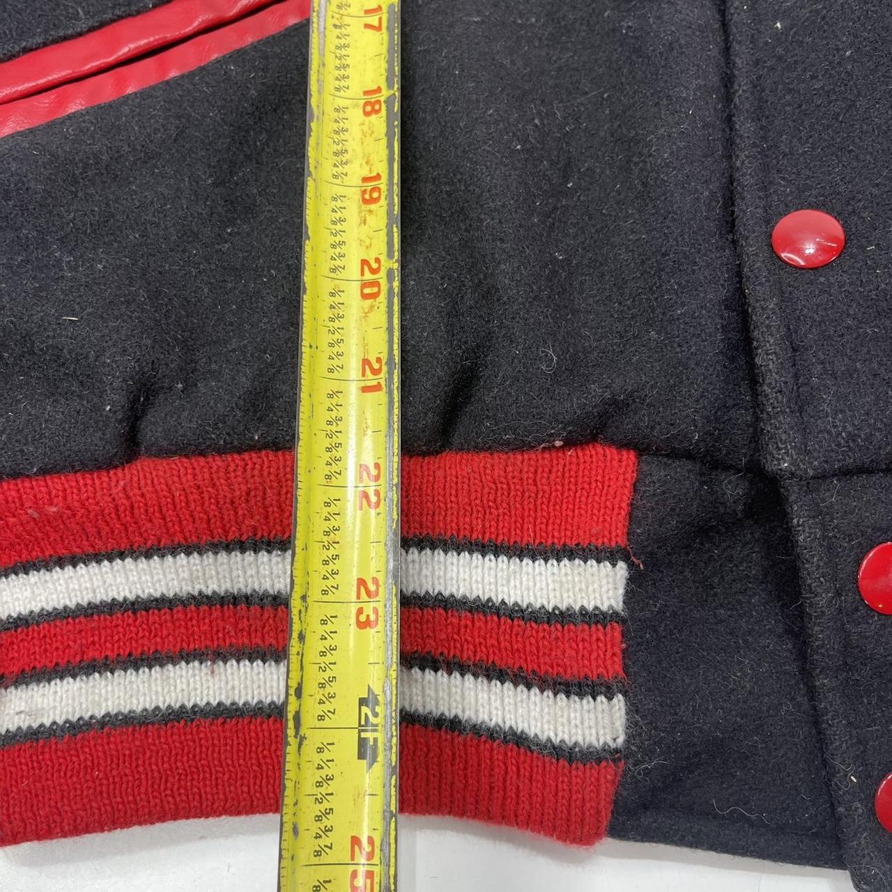 Preloved Women's Varsity Jacket - Black/Multi - L… - image 4