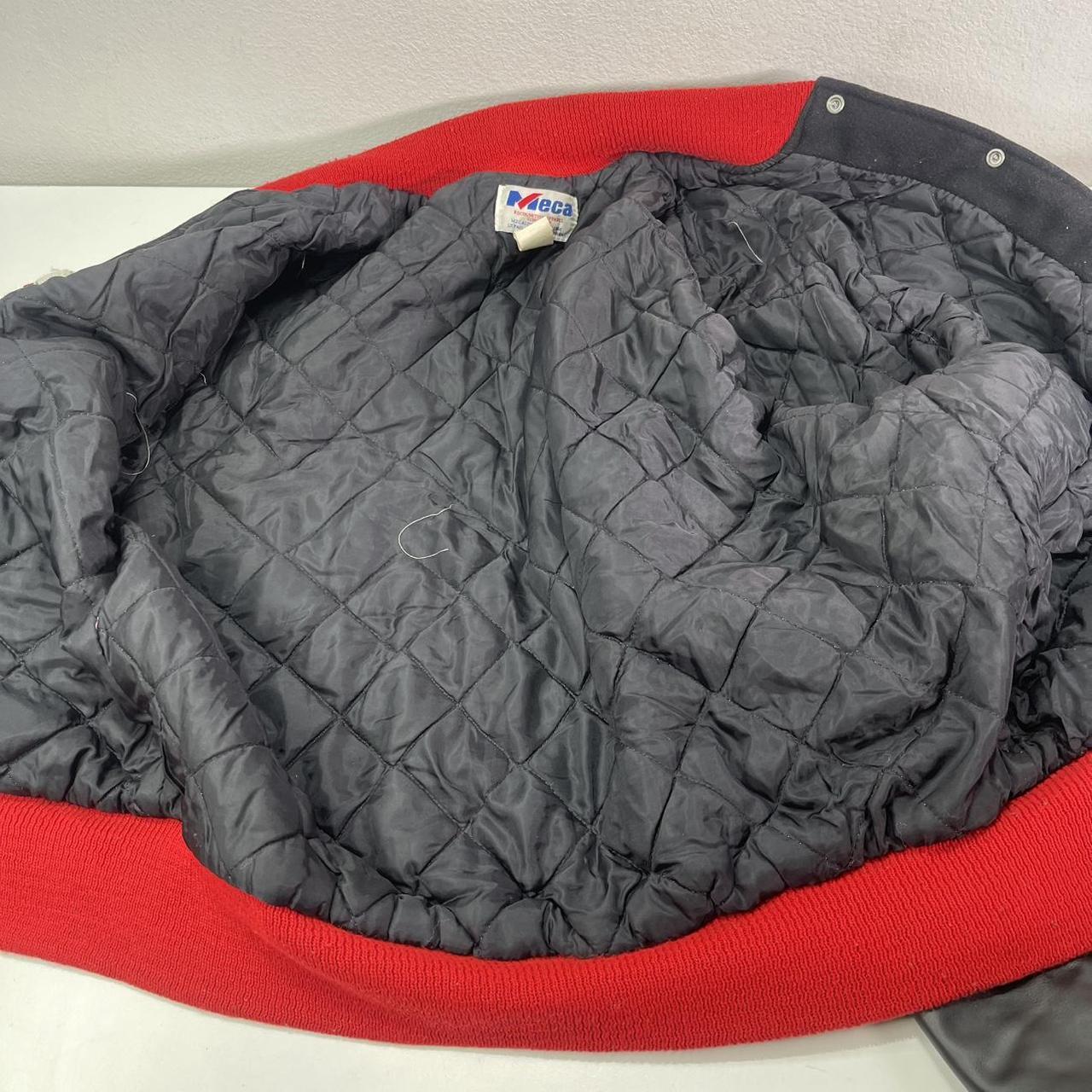 Preloved Women's Varsity Jacket - Black/Multi - L… - image 8