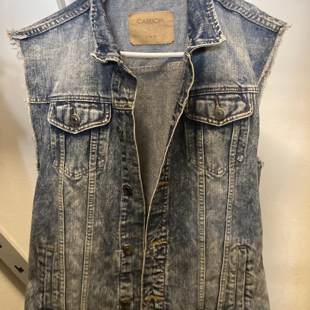 Cut off jean jacket Depop