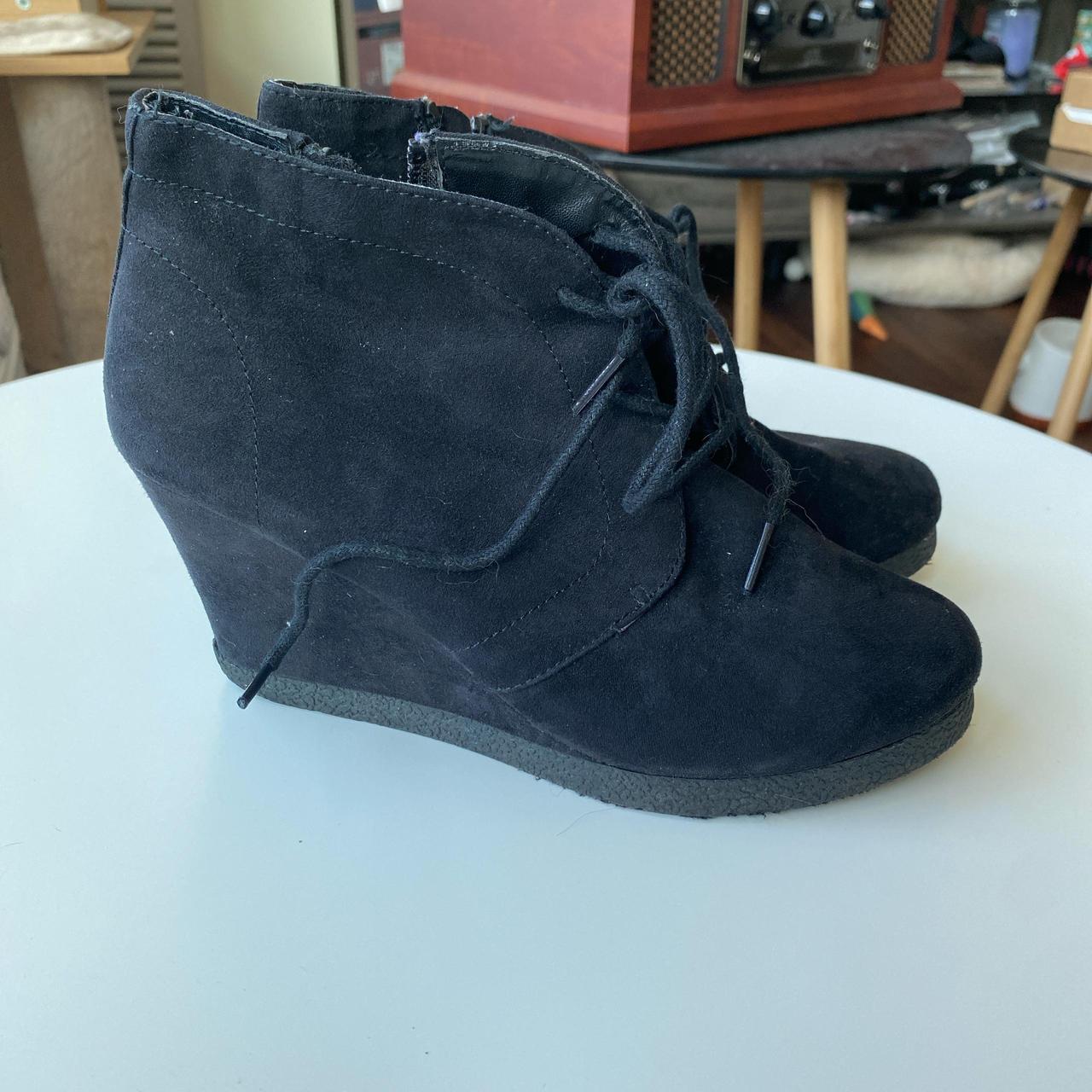 Merona black booties best sale