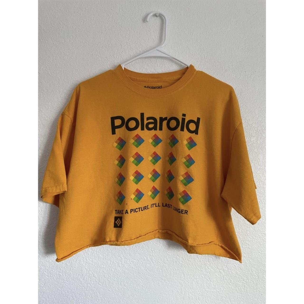 polaroid yellow shirt