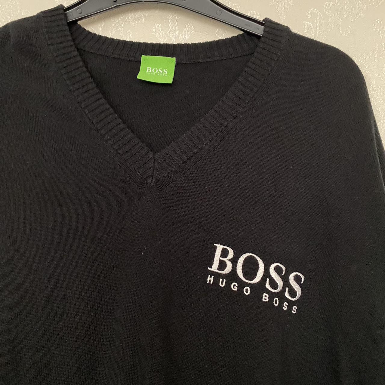 Hugo Boss Men's Black Jumper Depop
