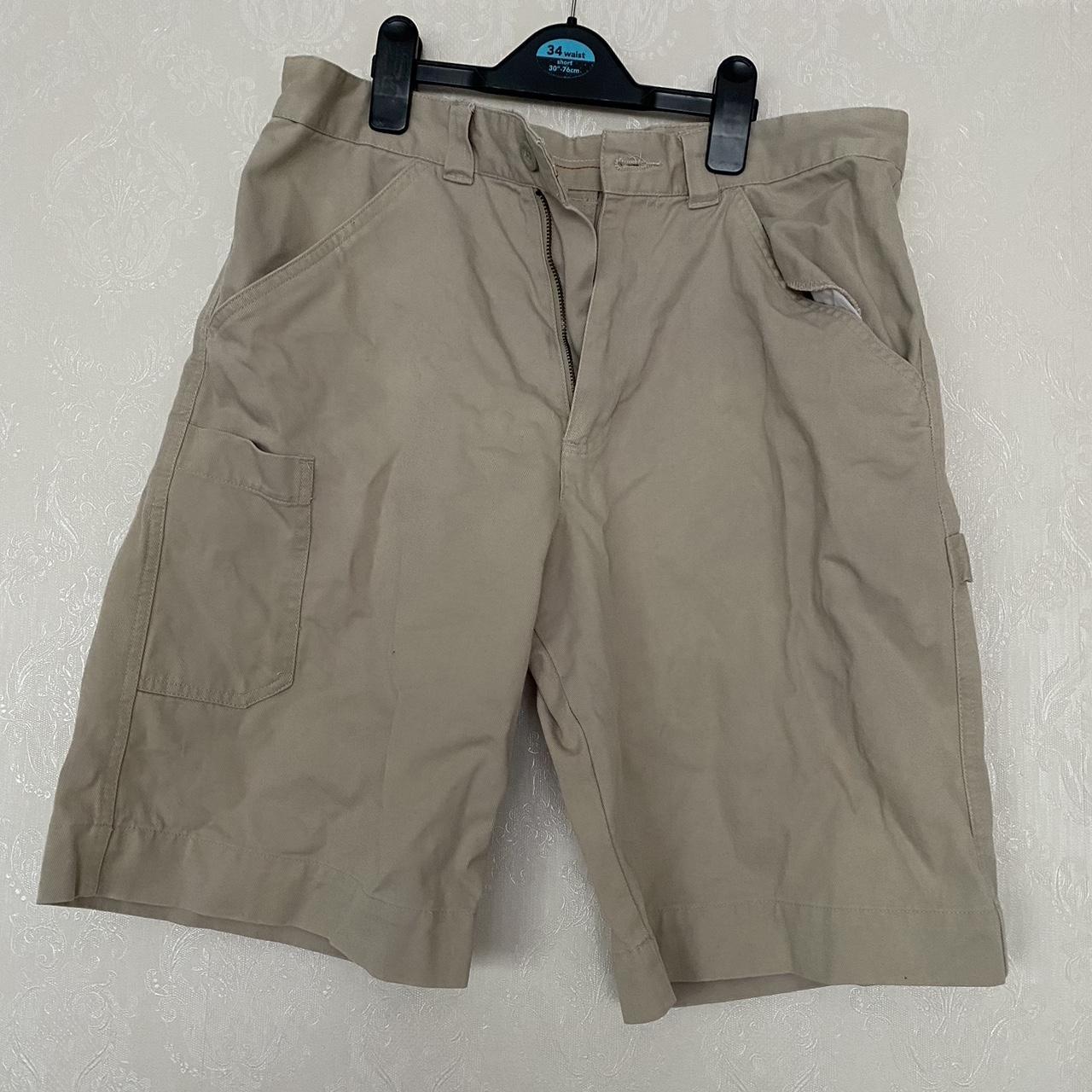 Men's Tan and Cream Shorts | Depop