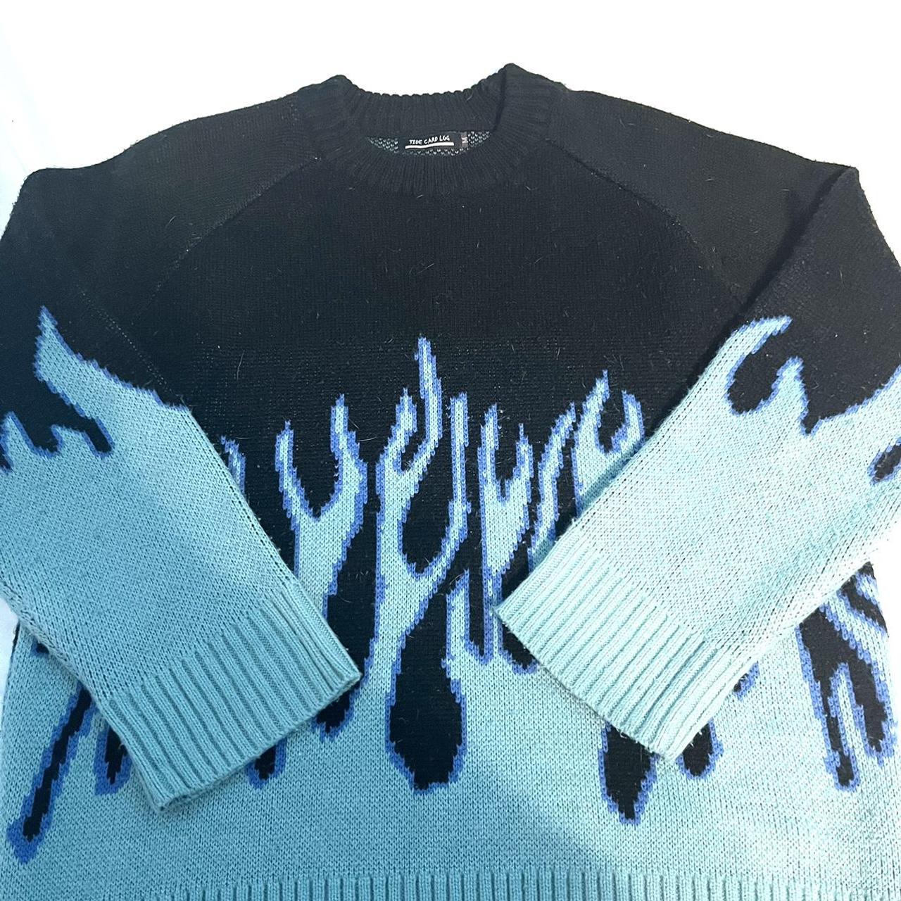 fire sweater Size large sweater yesstyle acubi