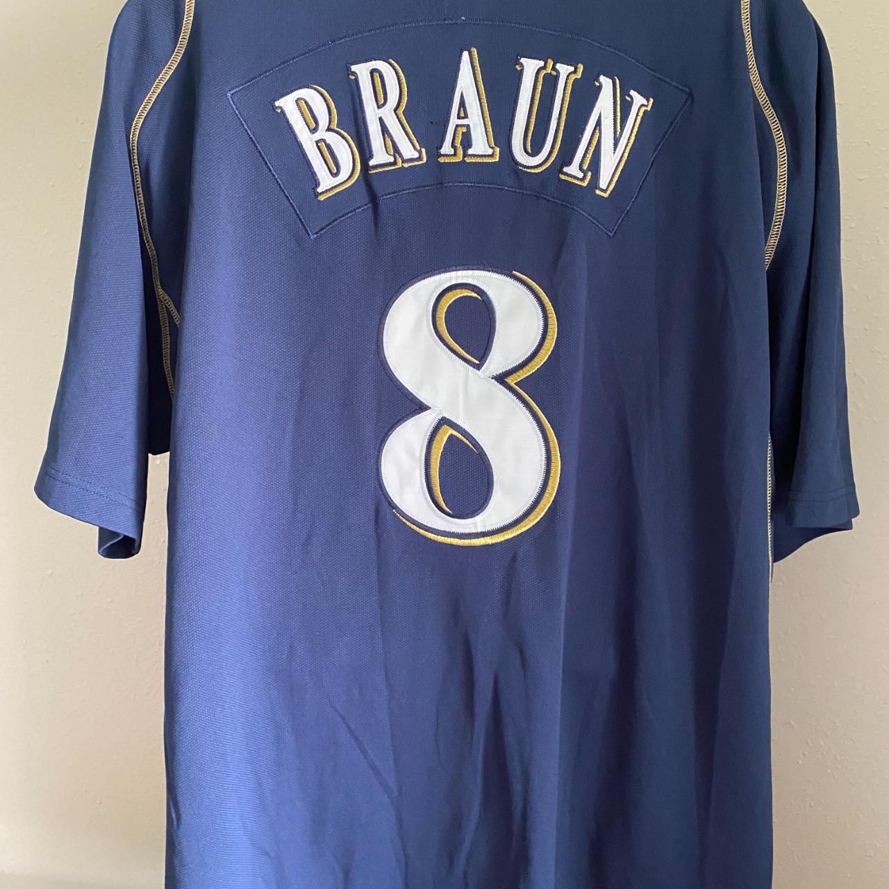 Milwaukee Brewers- Ryan Braun Jersey Excellent - Depop