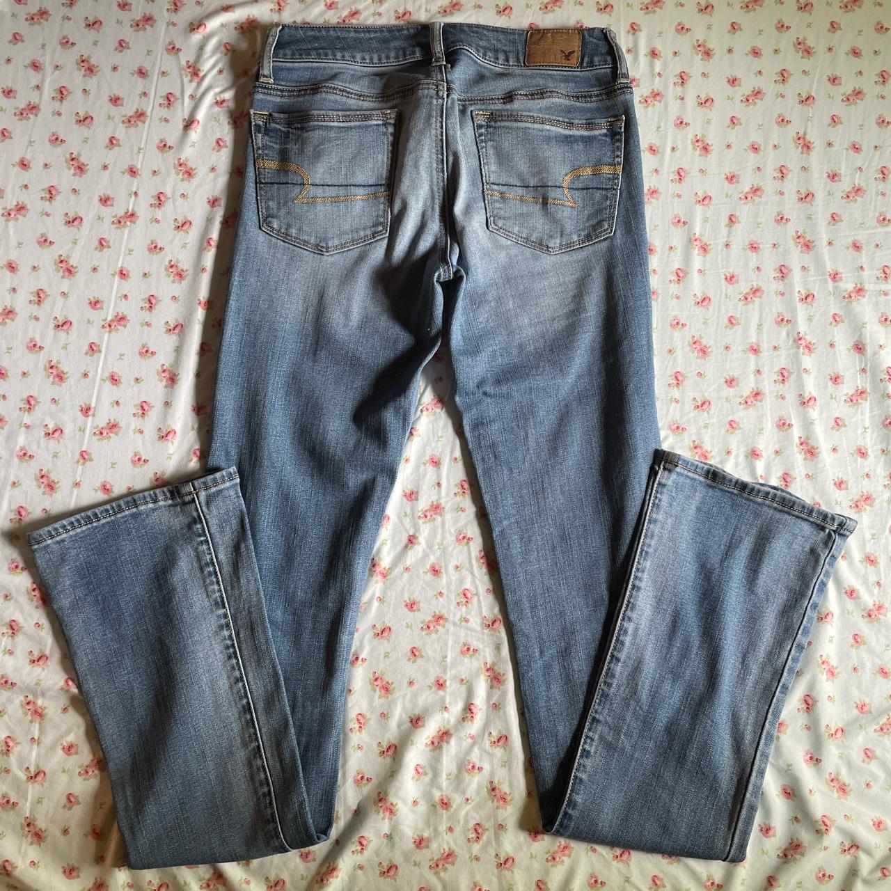 American Eagle Outfitters Women's Blue Jeans | Depop