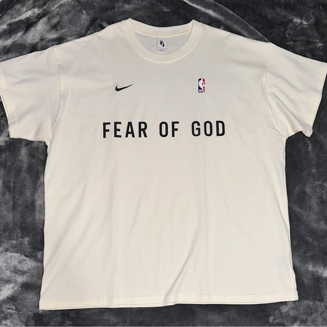 fear of god x nike tee