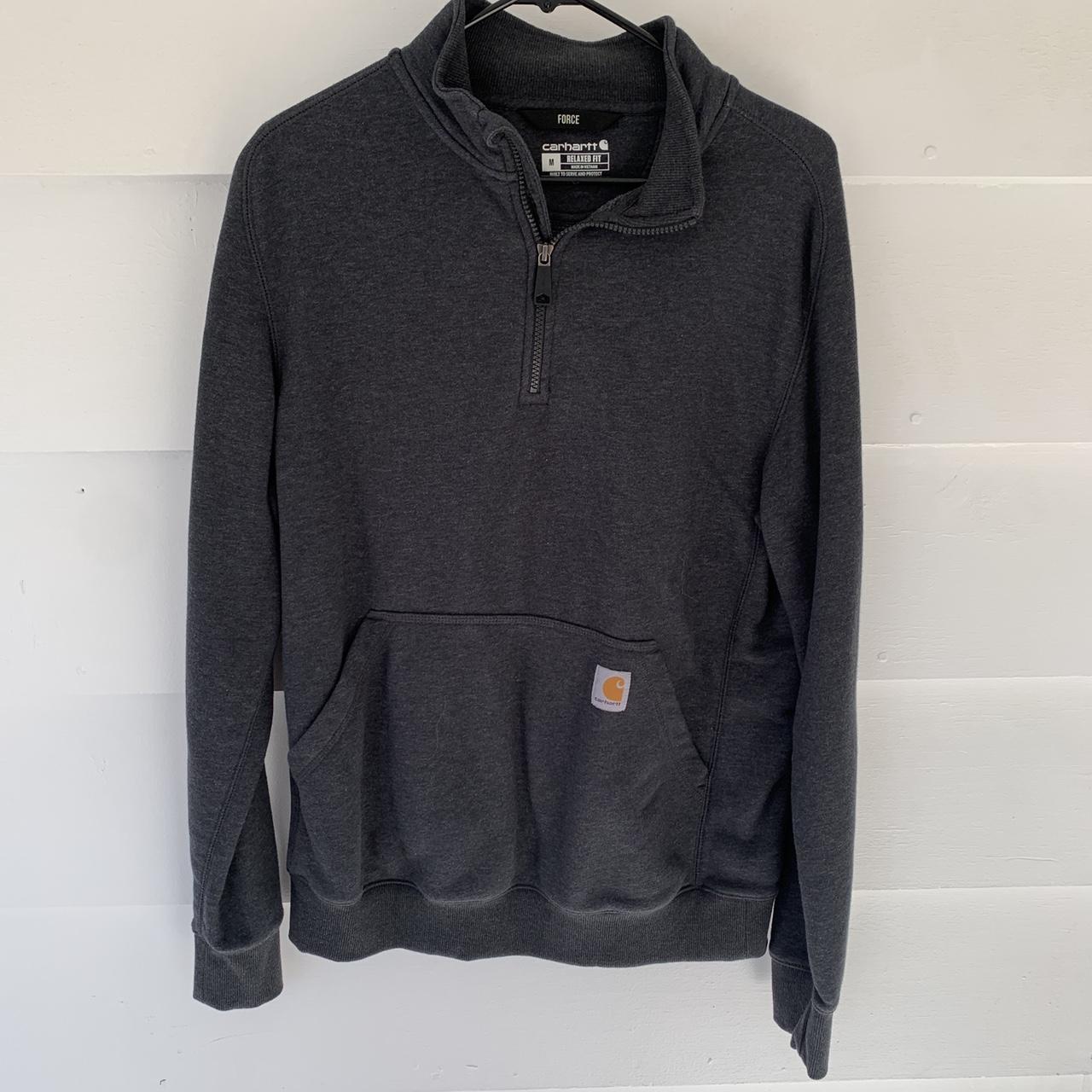 Carhartt 1/4 zip. Great condition. Size medium. - Depop