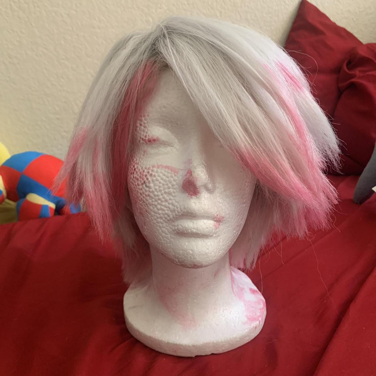 Angel Dust cosplay wig - Hazbin Hotel - custom made... - Depop