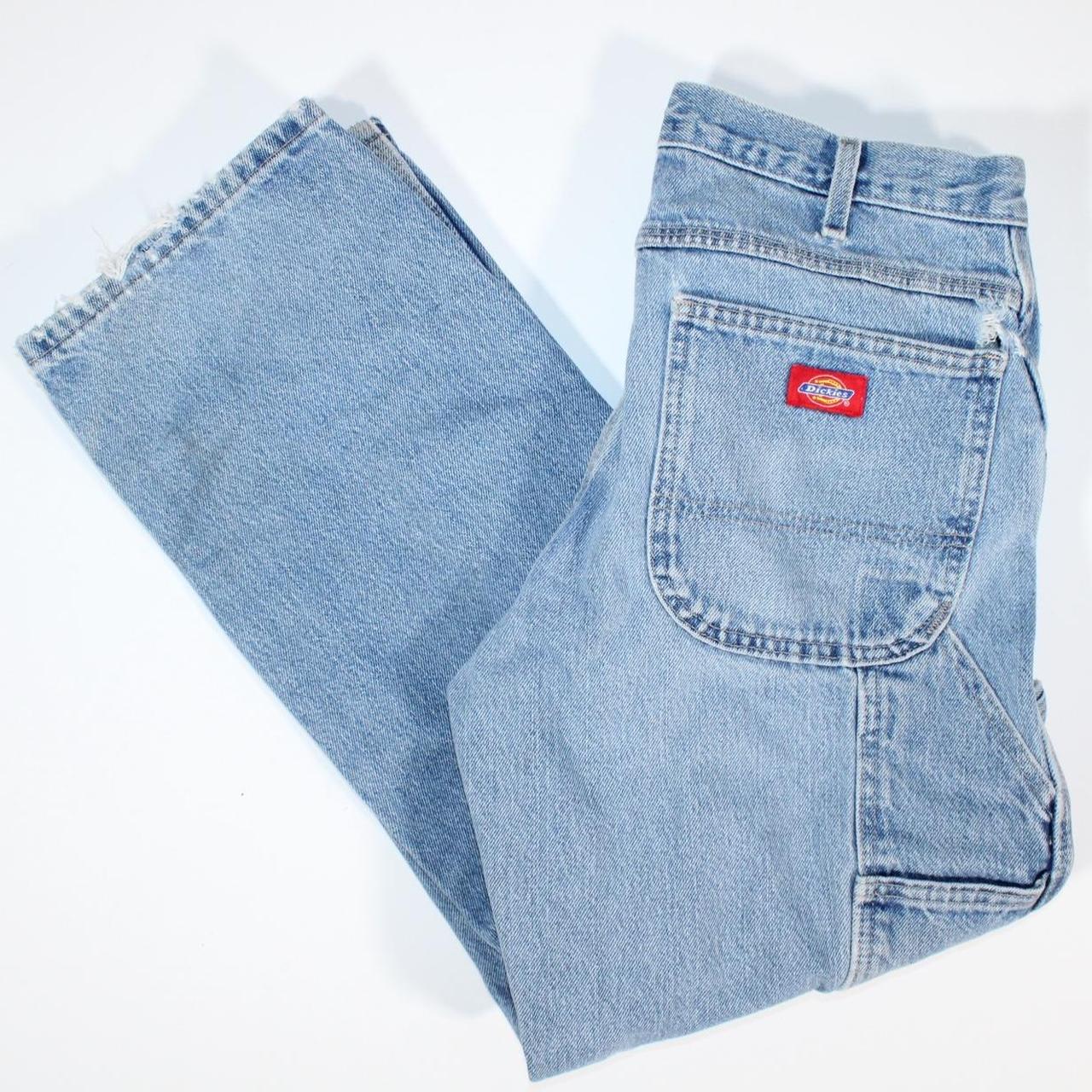 +Vintage Dickies Denim Carpenter Pants +Super... - Depop