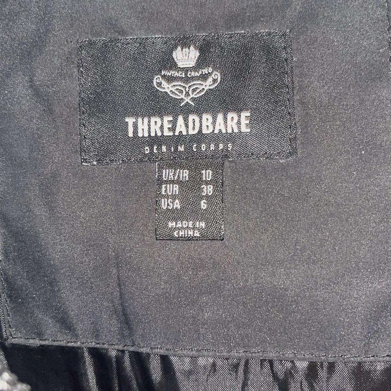 Threadbare Black Puffer Coat Size 10 Worn a few... Depop