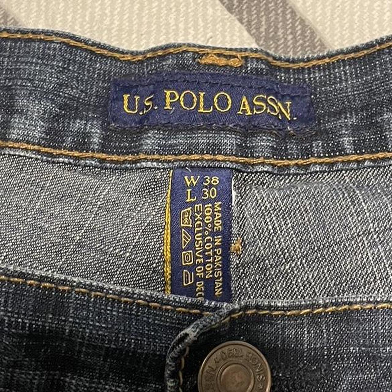 -Baggy US polo assn USPA carpenter jeans tagged... - Depop