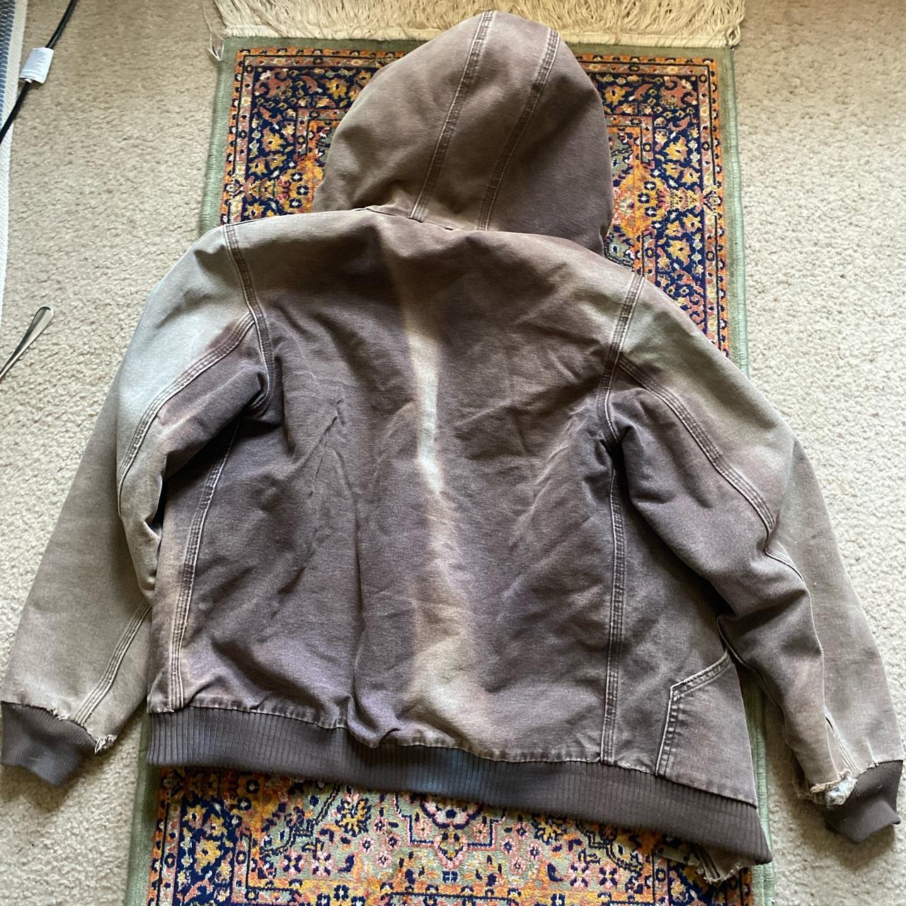 Size Small or Youth XL sunfaded vintage carhartt jacket Depop