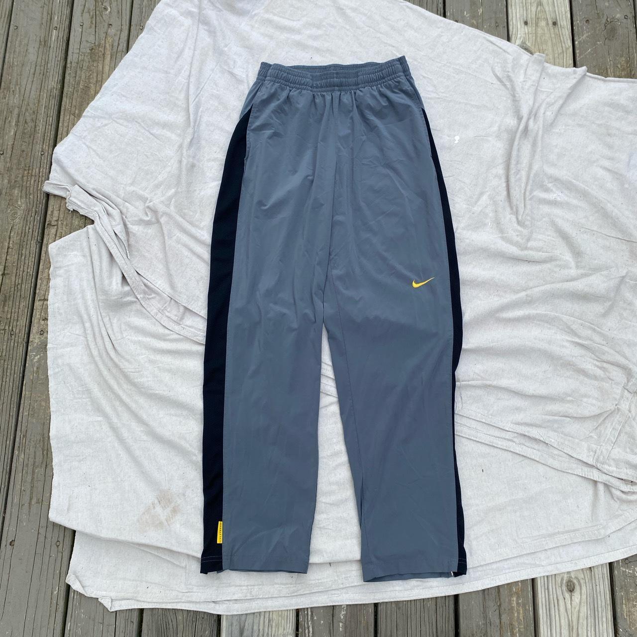 Vintage Y2K Nike Track pants size mens large in... Depop