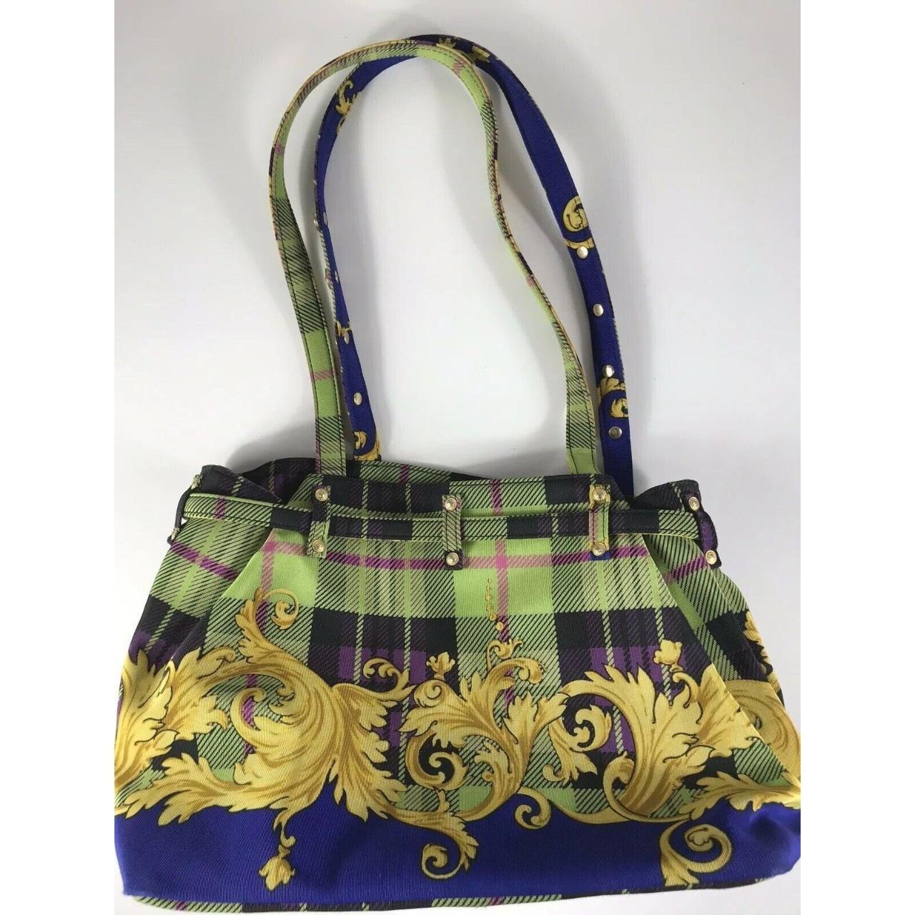 Versace sale tartan bag