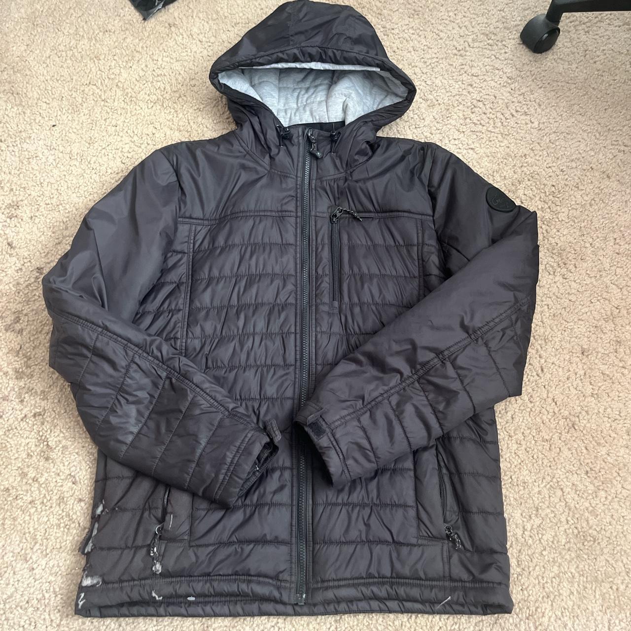 Y2K Zip Up Puffer Jacket Not Actually Southpole... - Depop