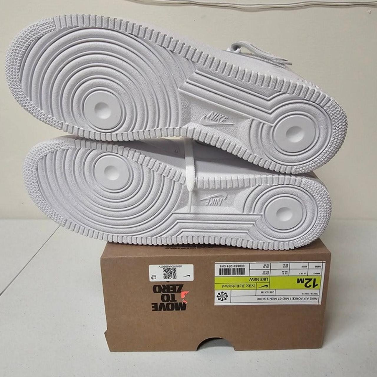 Nike Air Force Mid '07 White/White Size 12 Depop
