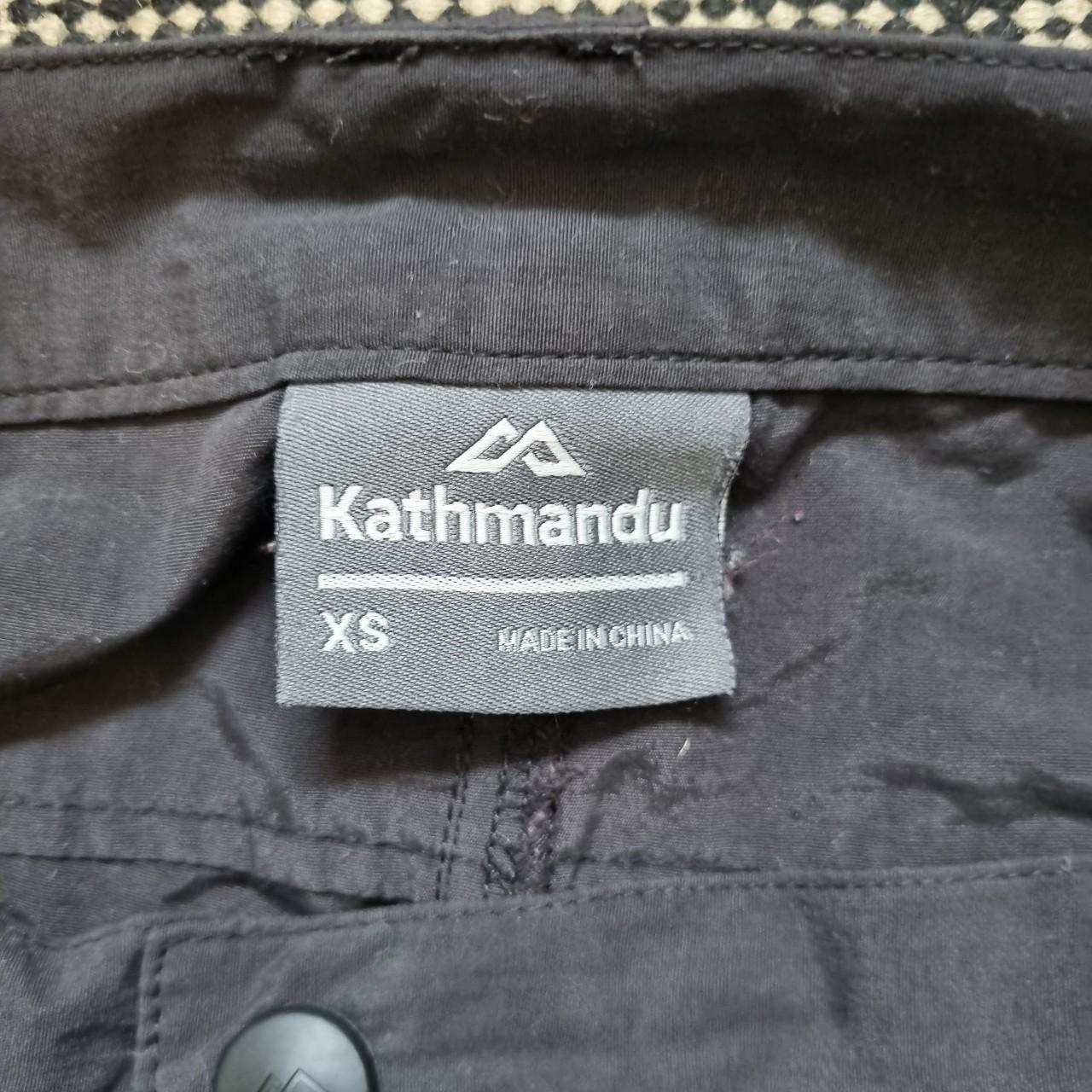 Kathmandu Black Cargo Style Hiking Pants with Zipp... - Depop