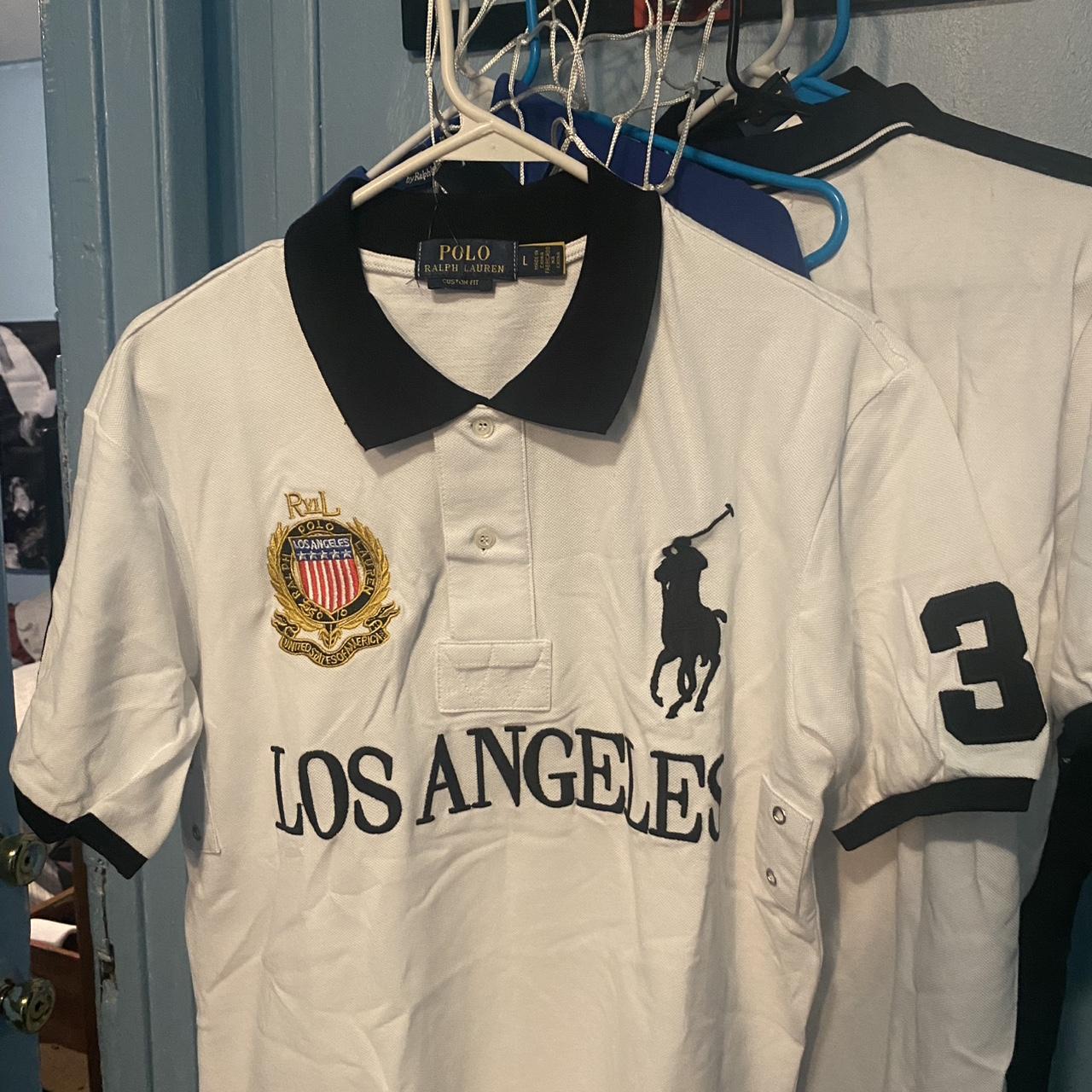 Polo Ralph Lauren Polo T-Shirt Los Angeles Big Pony | Depop