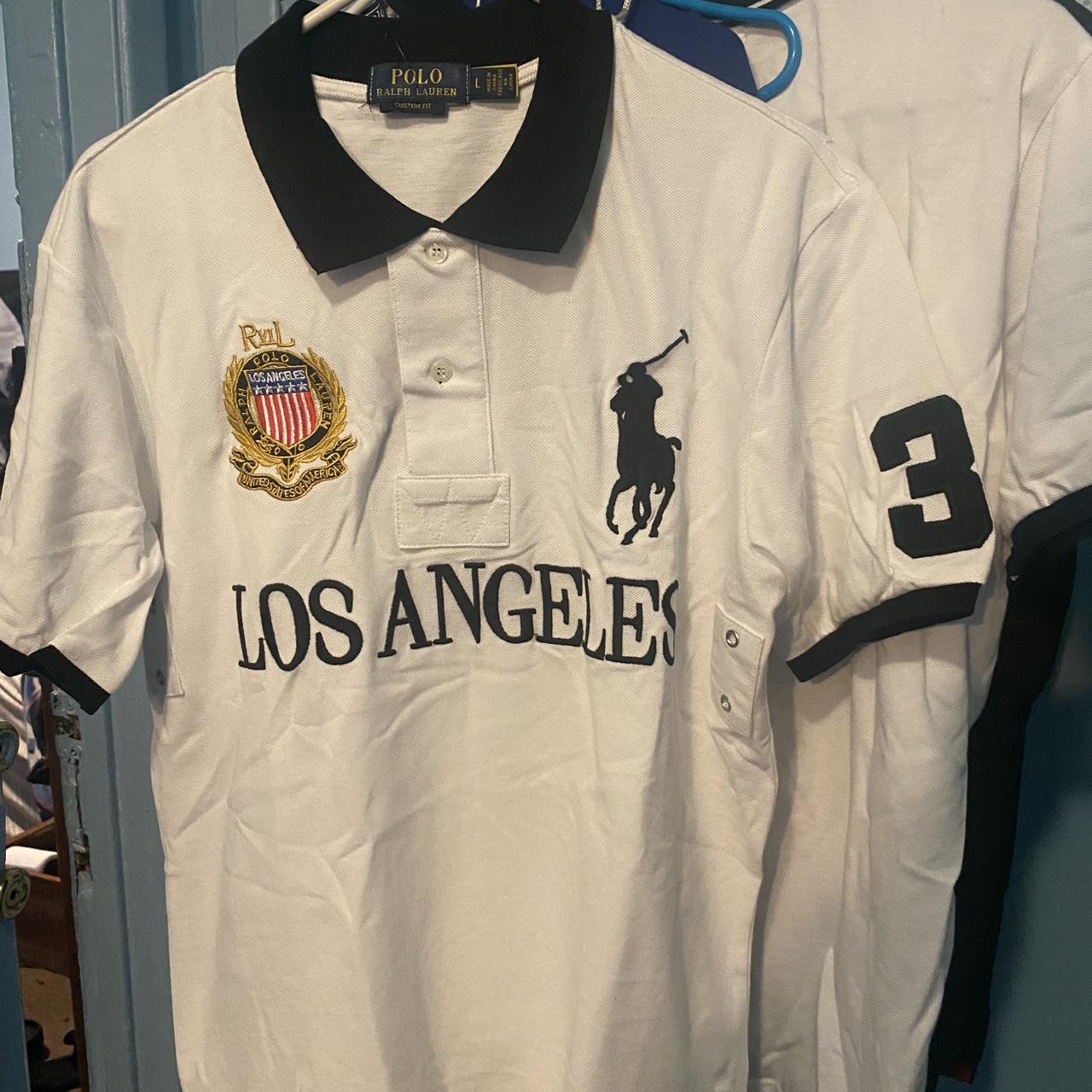 Polo Ralph Lauren Polo T-Shirt Los Angeles Big Pony | Depop