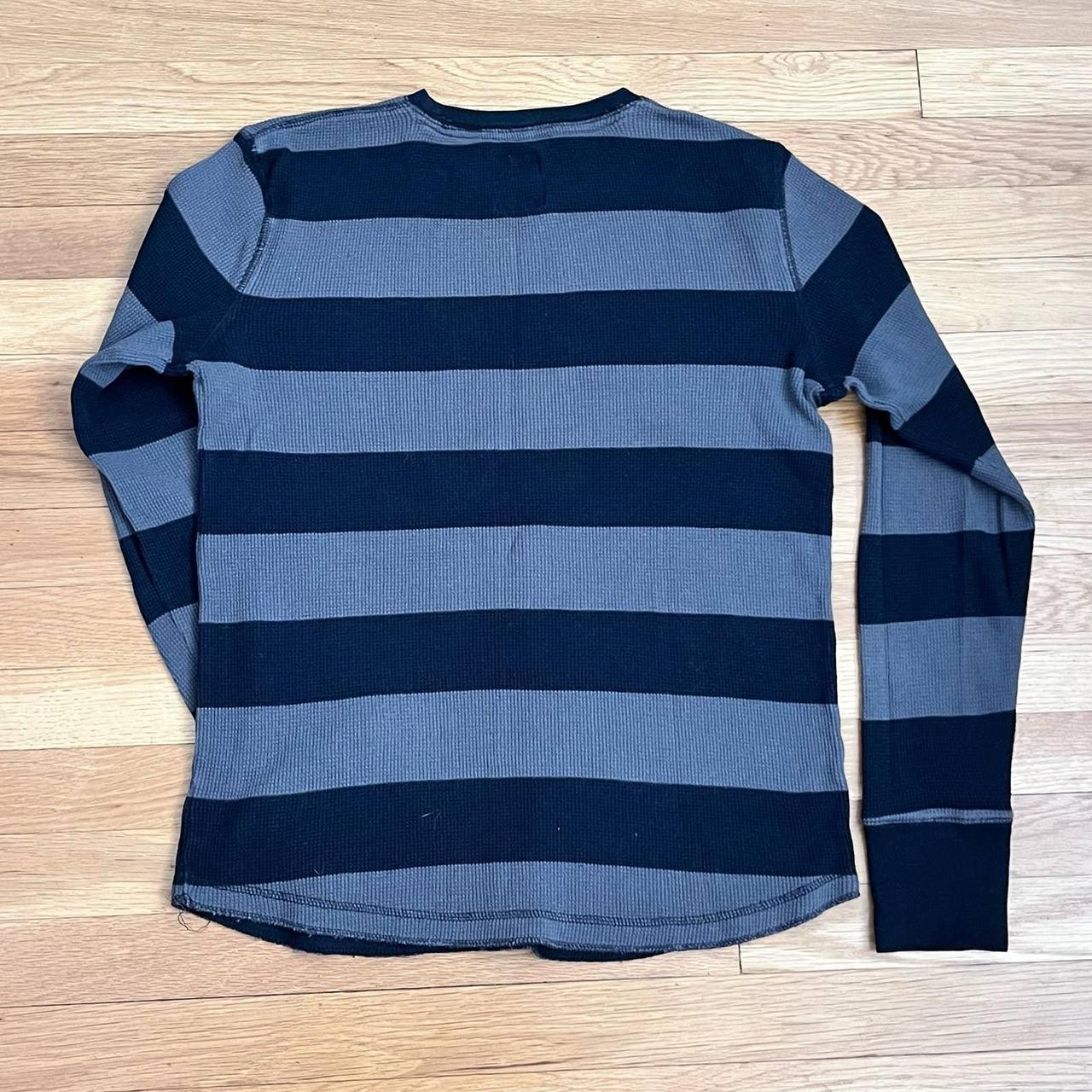 Mossimo Striped Thermal Shirt - Size S All... - Depop