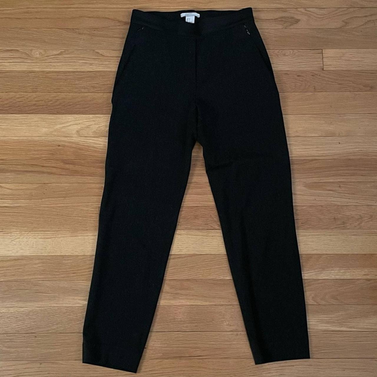 H&m black hot sale slacks