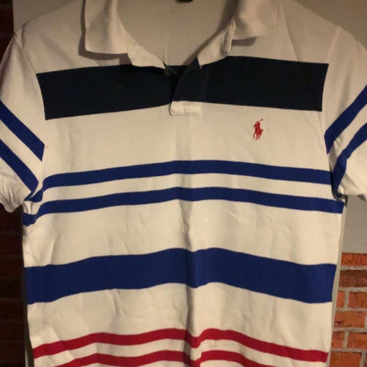 White Ralph lauren polo (Little creased but can iron) - Depop