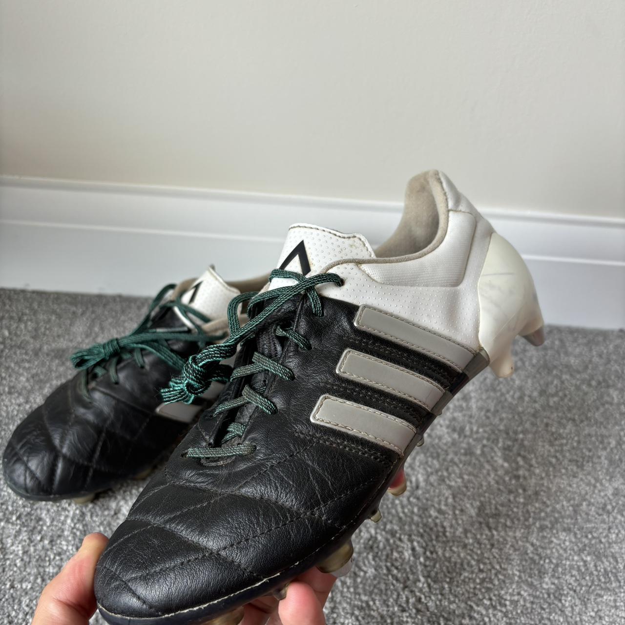 adidas ACE 15.1 SG Leather Core Black Matte. Depop