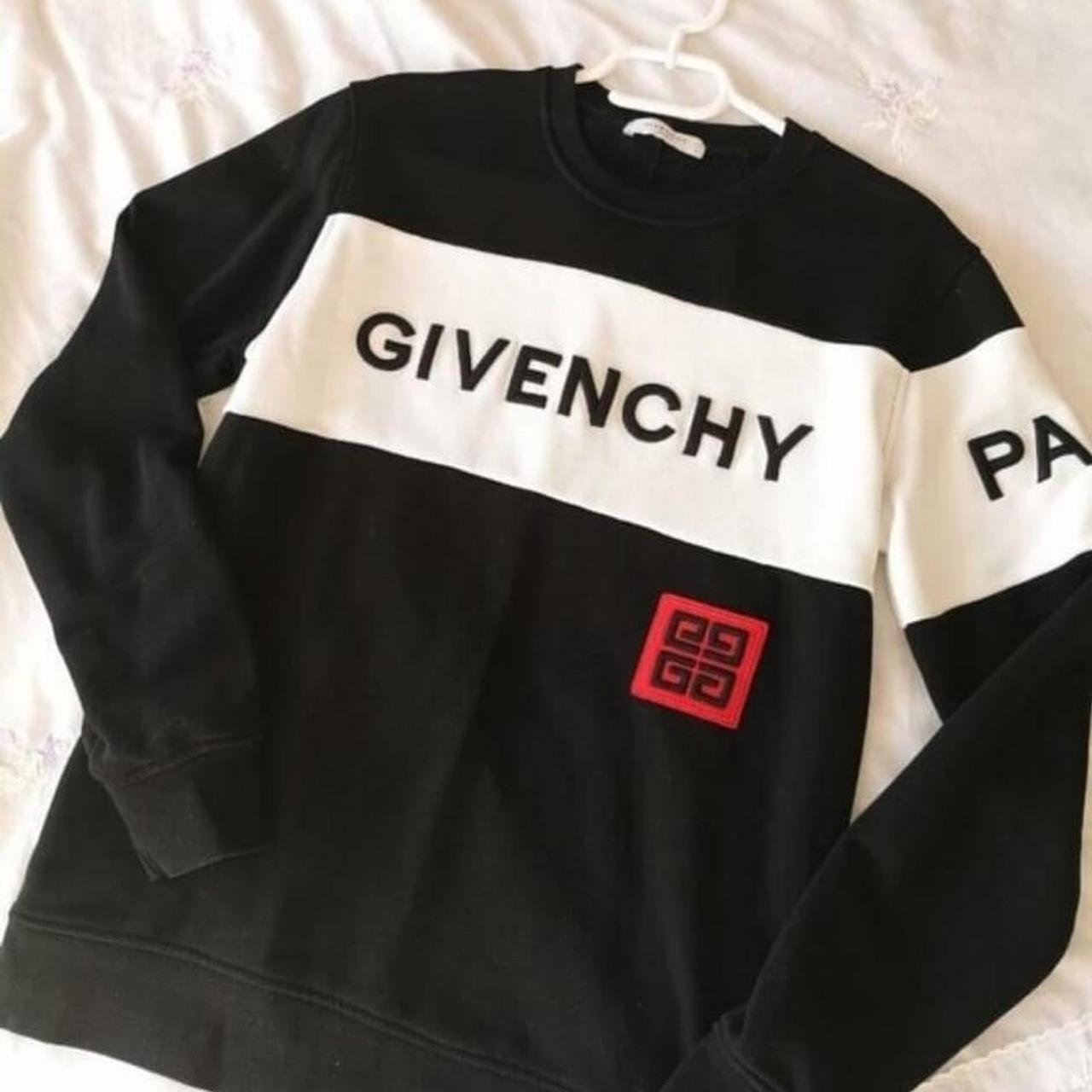 Givenchy Paris logo sweatshirt black 100 Depop