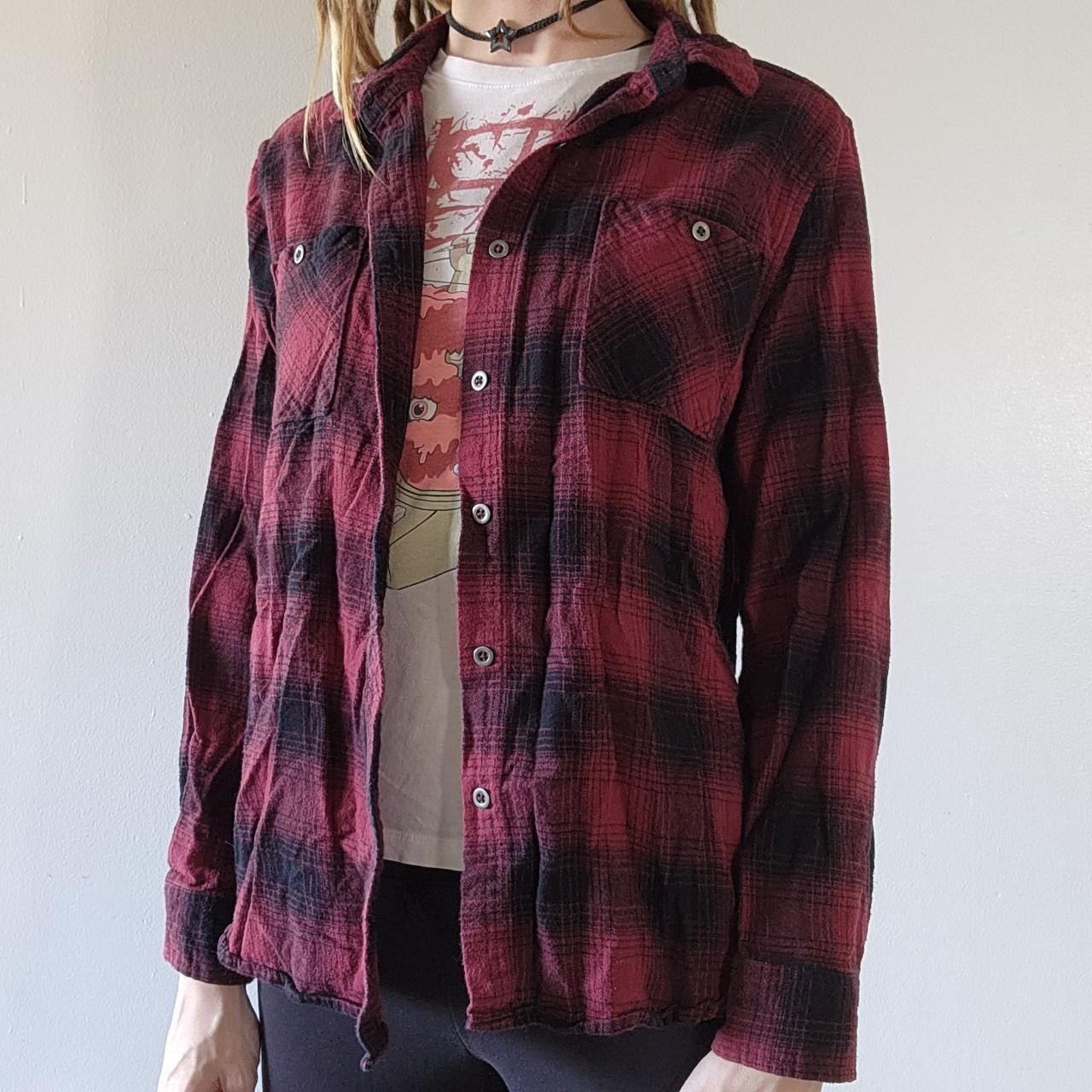 LA Hearts Flannel Shirt from Pacsun size L, fits... Depop