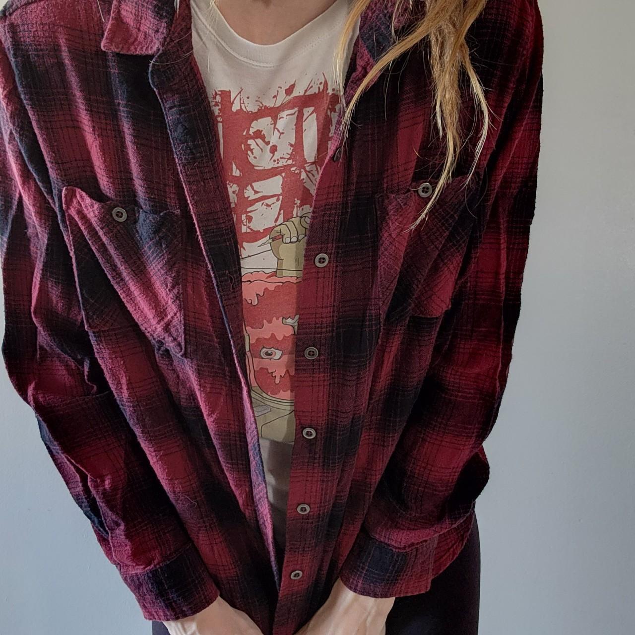 LA Hearts Flannel Shirt from Pacsun size L, fits... Depop