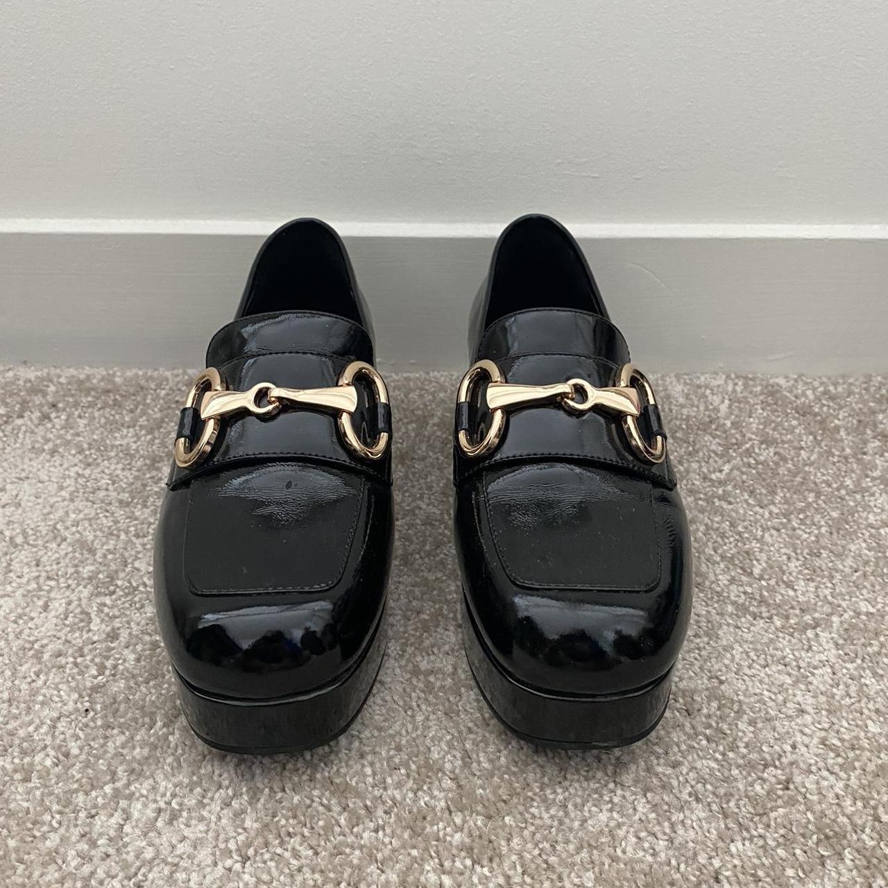 Jeffrey Campbell Student Loafers, Size 6.5 Black... - Depop