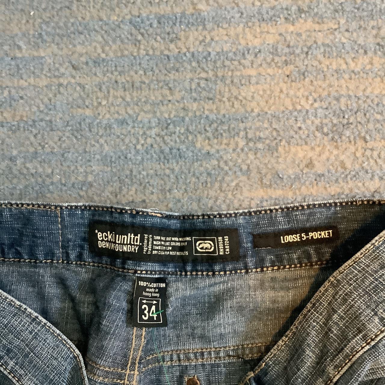 Baggy Ecko unltd. jeans Size 34 Sick fade reminds... - Depop