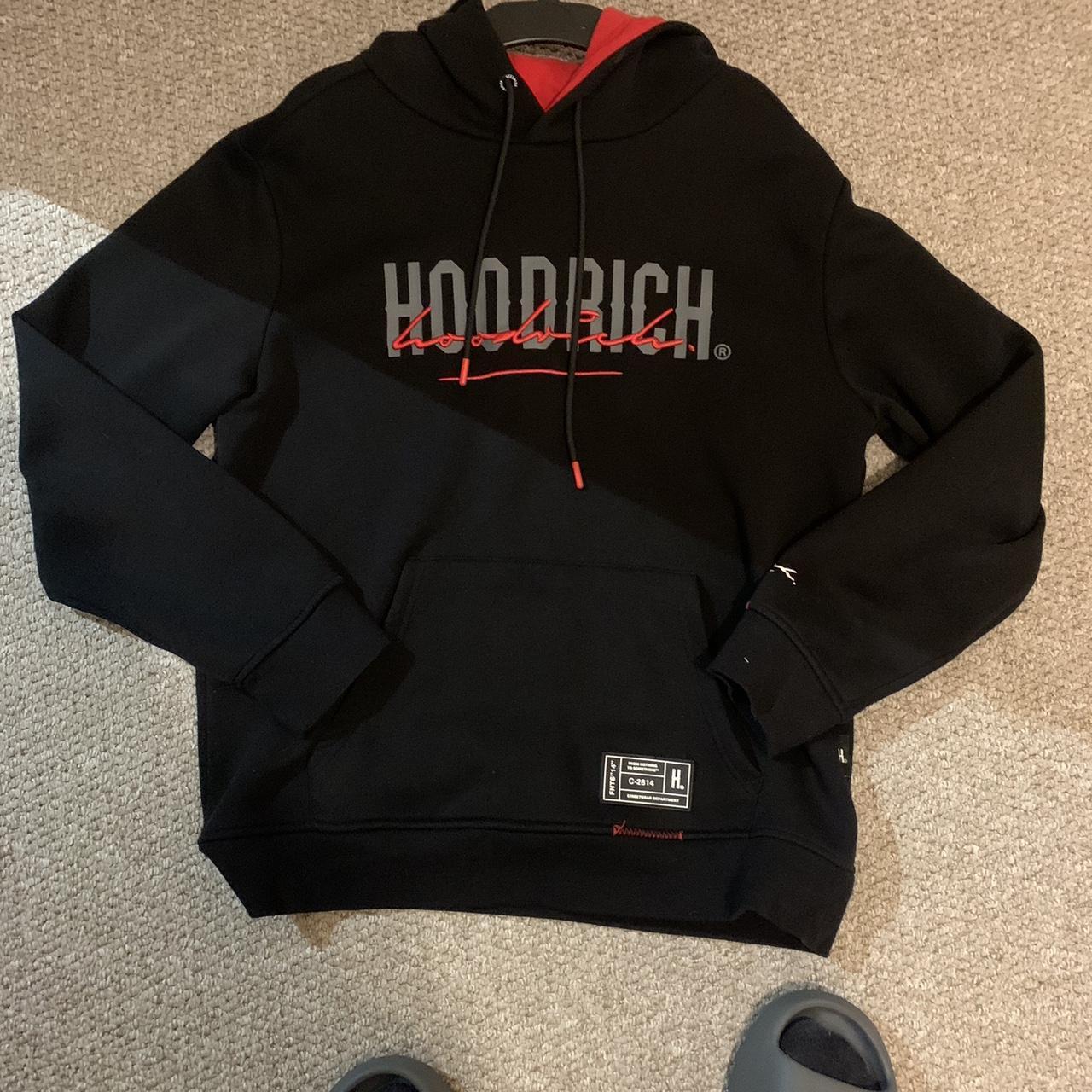 Oversized Hoodie Black And Red Hoodrich Hoodie Hoodie Hoodrich