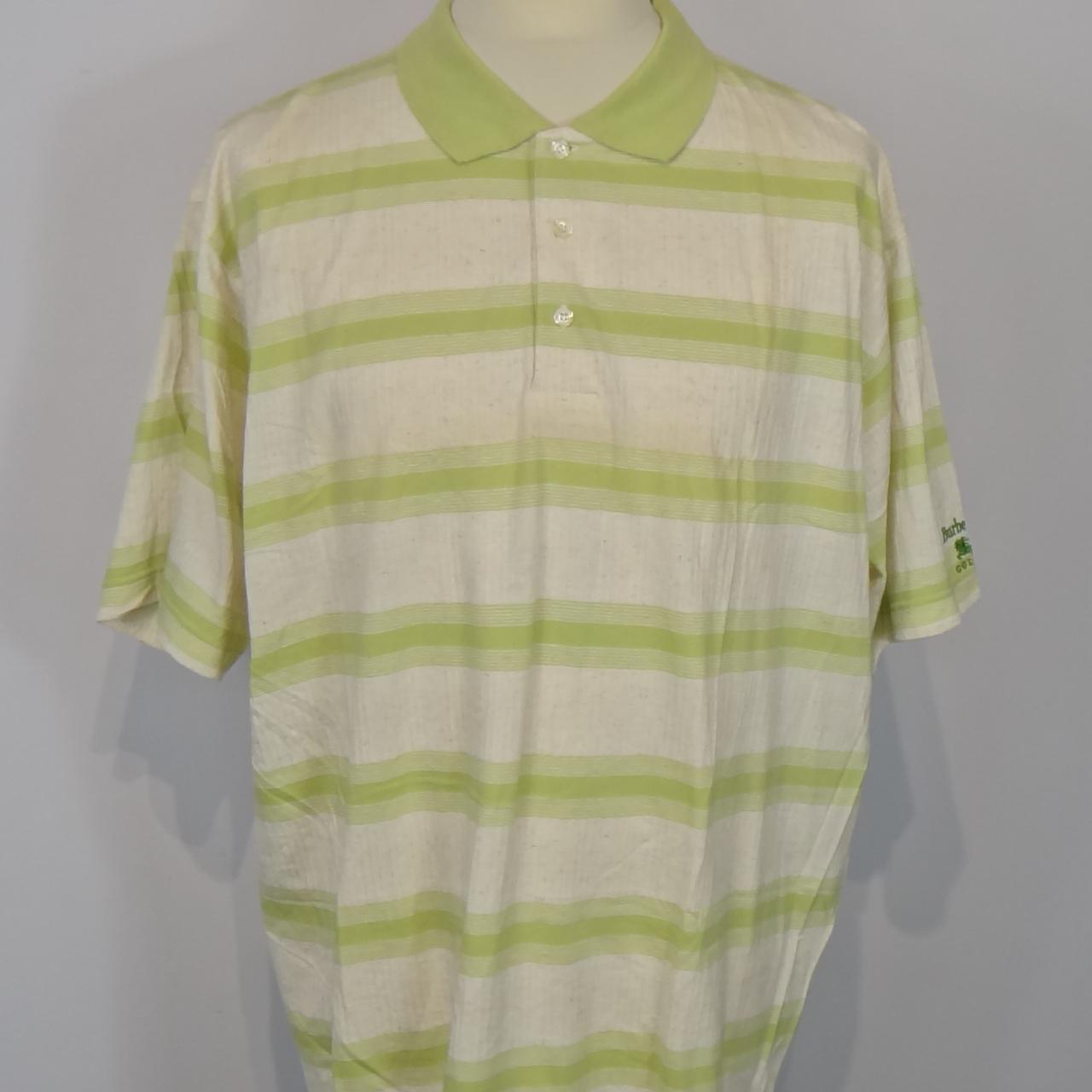 Lime green burberry outlet shirt