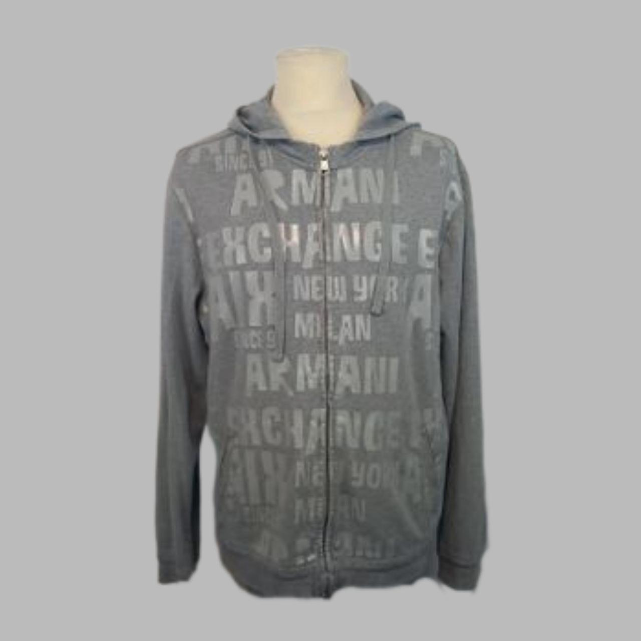 Armani outlet Exchange Grey Hoodie Size L