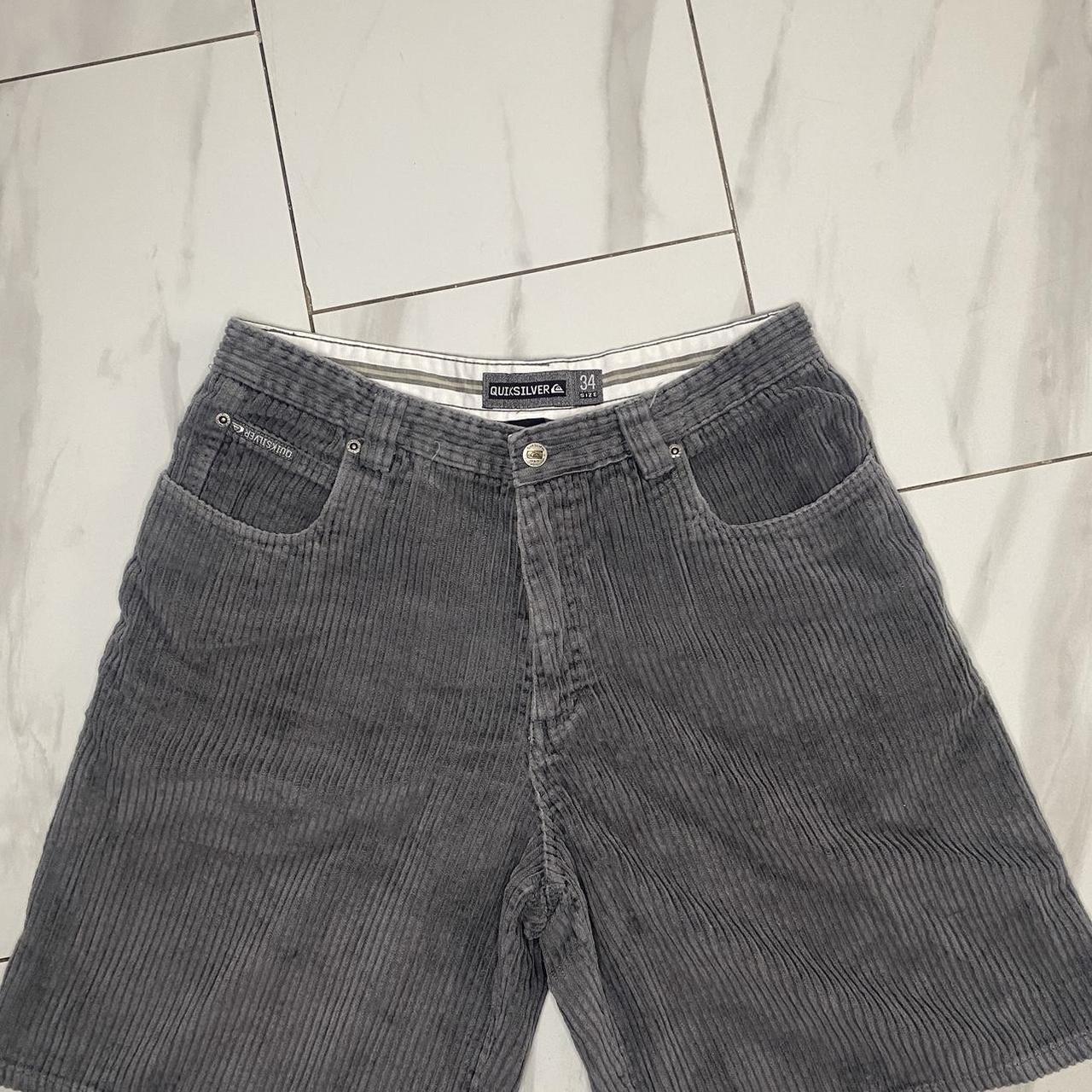 Vintage Quick silver grey corduroy shorts... Depop