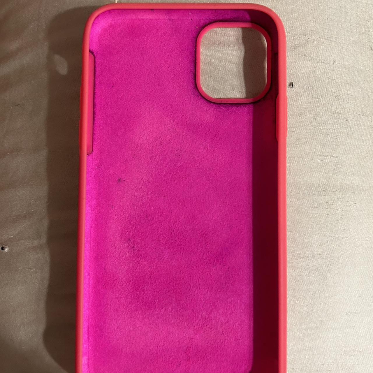 iPhone 11 Hot pink phone case!! This has been used... Depop