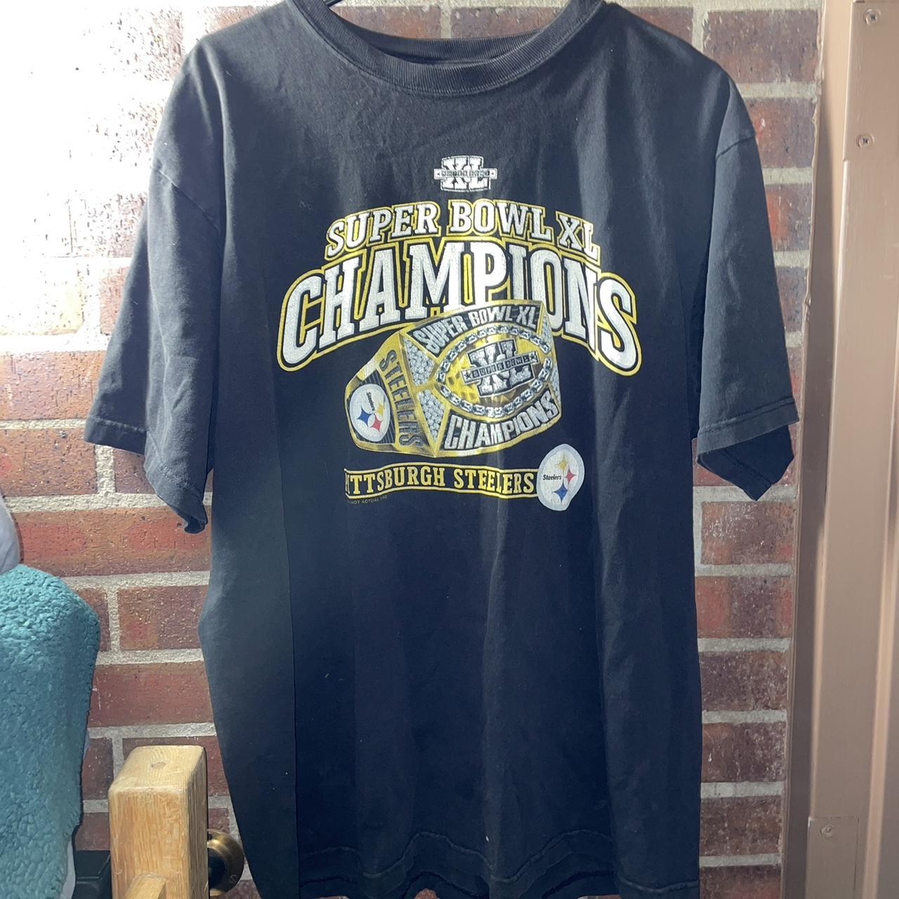 Vintage Super Bowl XLV T-Shirt. NFL Team Apparel - Depop