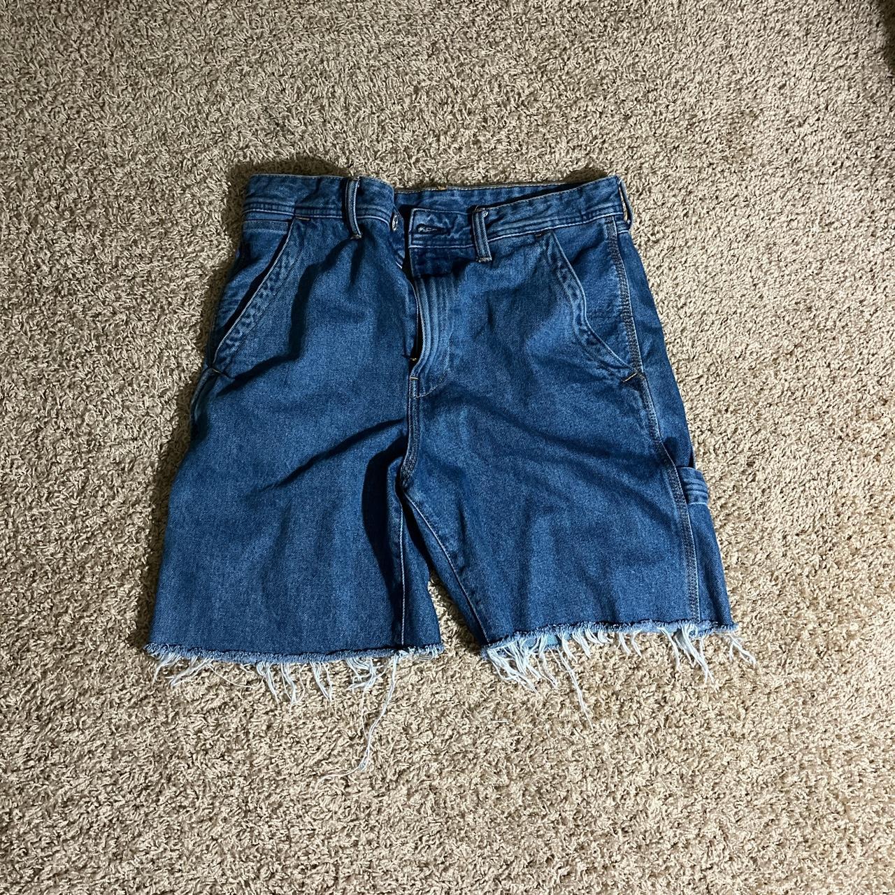 H&M Jorts Size: 32 -No flaws -Not thrifted -Frayed... - Depop