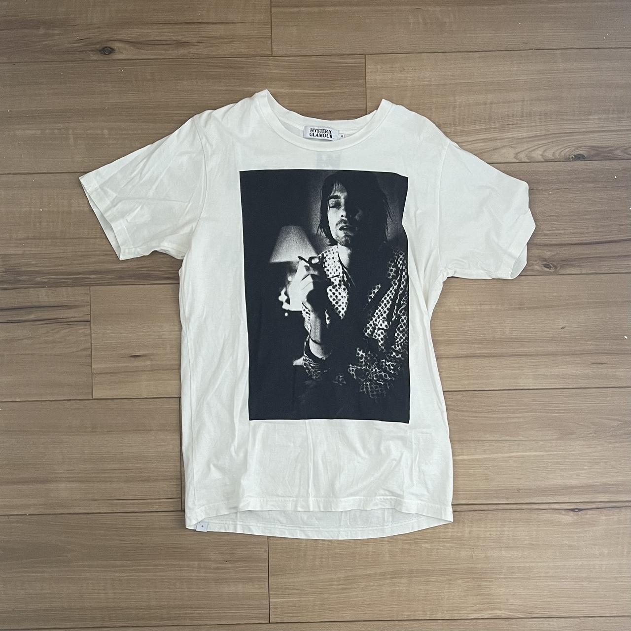 Hysteric X Kurt Cobain White Tee #hysteric - Depop