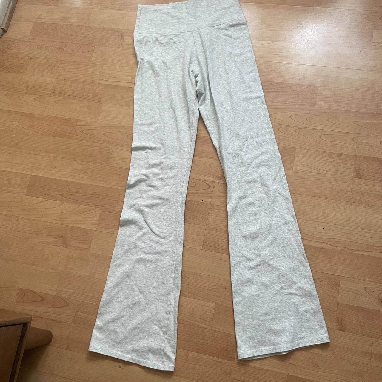 Brandy Melville, flare light grey leggings. Depop