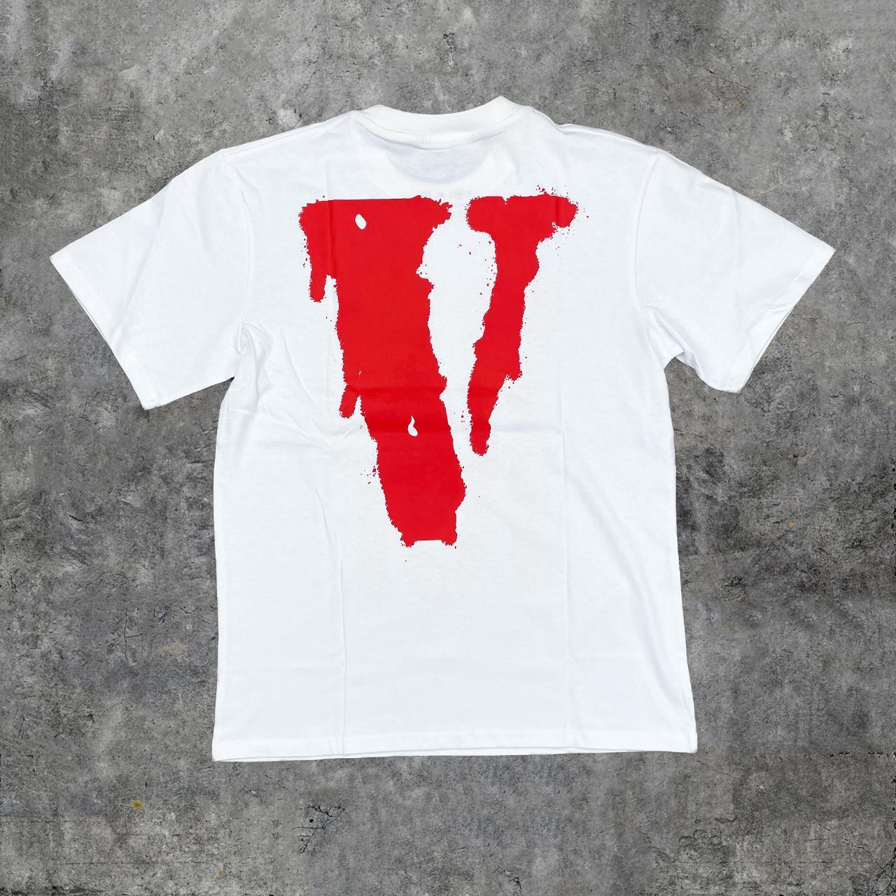 VLONE x YoungBoy NBA TOP Red on White T-shirt 🏆... - Depop