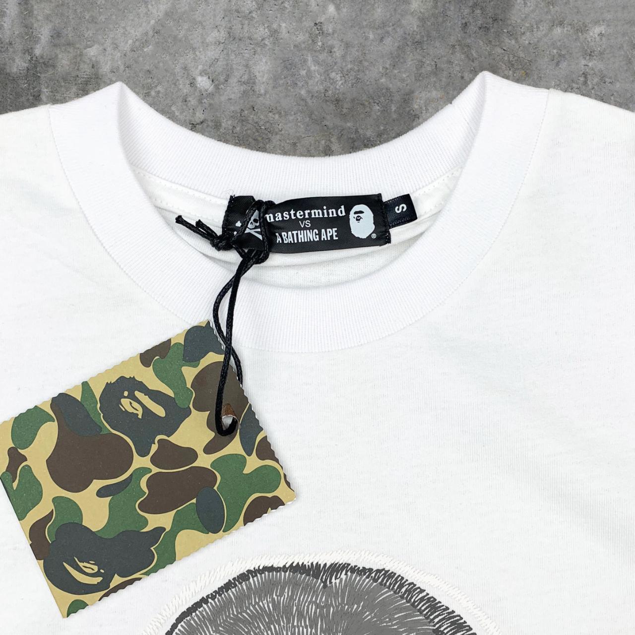 BAPE vs Mastermind White T-shirt | A Bathing Ape 🏆... - Depop